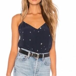 L'Agence Jane Silk Cami in Midnight Stars